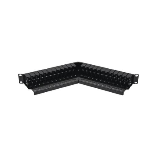 Siemon Patch Panel Z-MAX, de 48 puertos, Modular (vacío), Angulado, 1UR ...