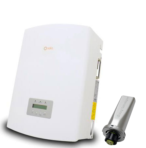 Inversor Solis de 10kW a 220V, 2 MPPT, 3 fases, incl. DC Disconnect