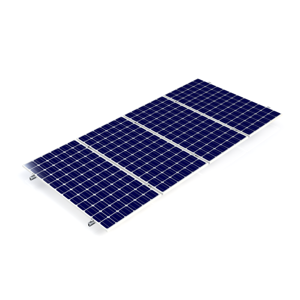 Kit Estructura Next-Rail para 4 paneles (+500W) 0°