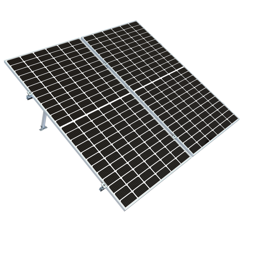 Kit Estructura Next Rail para 2 paneles (+500W) 15 a 30°