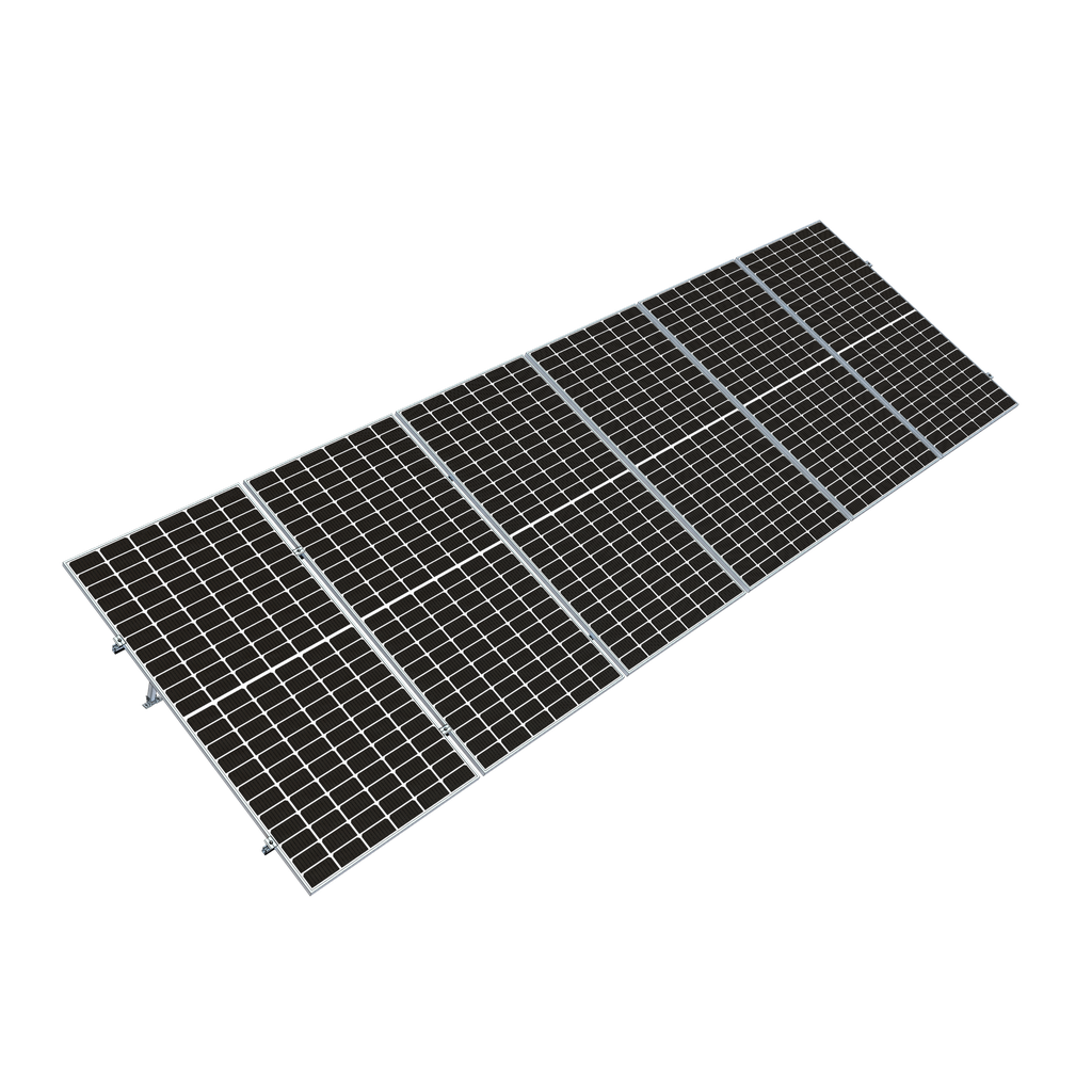Kit Estructura Next Rail para 6 paneles (+500W) 15 a 30°