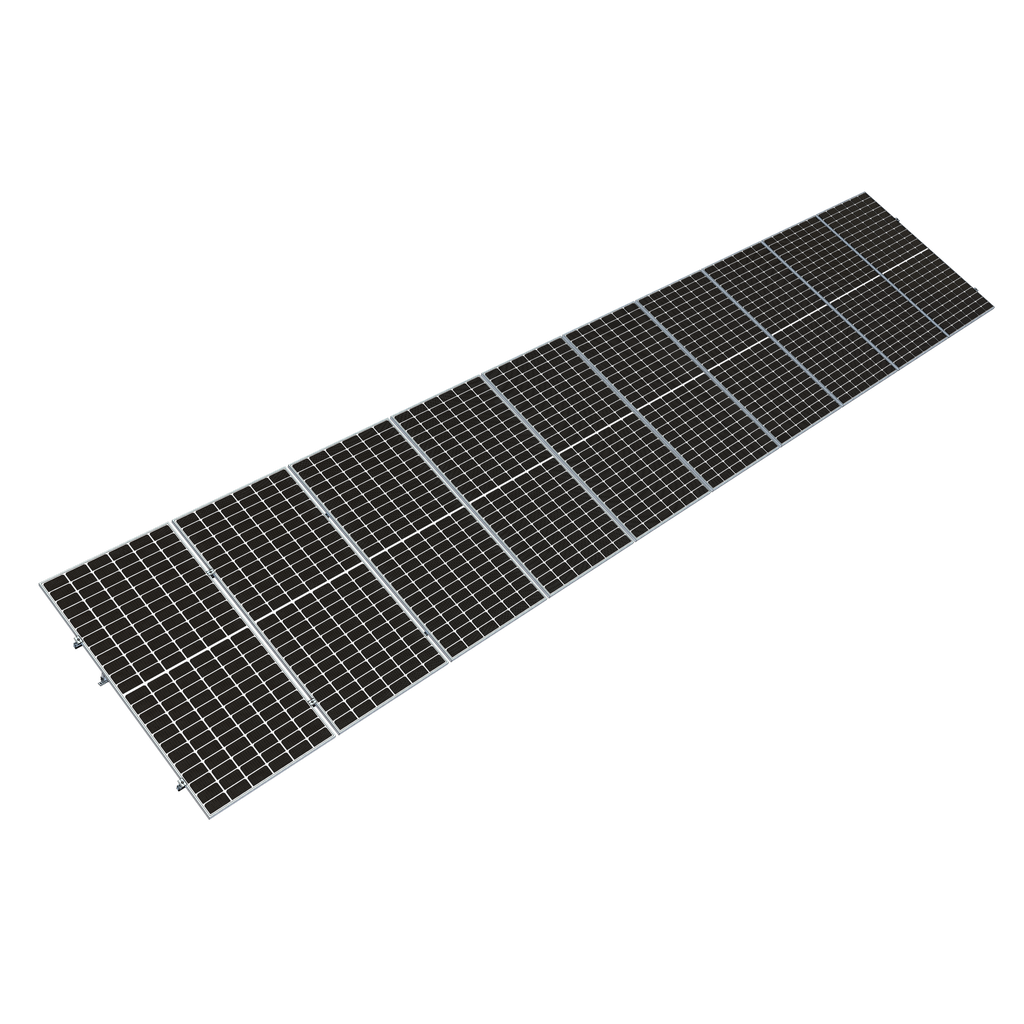 Kit Estructura Next Rail para 10 paneles (+500W) 15 a 30°