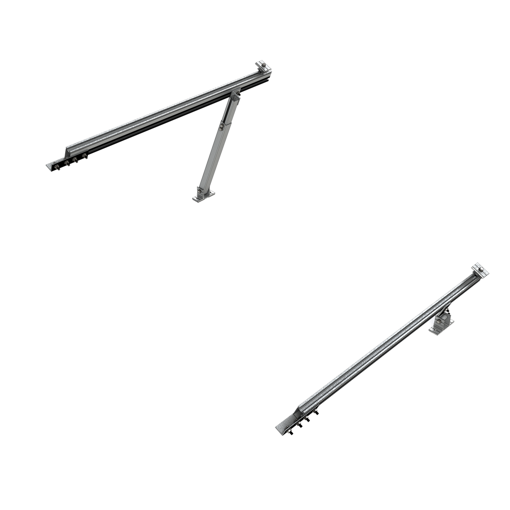 Kit Estructura Next Rail Para +1 Panel (+500W) 15 a 30°