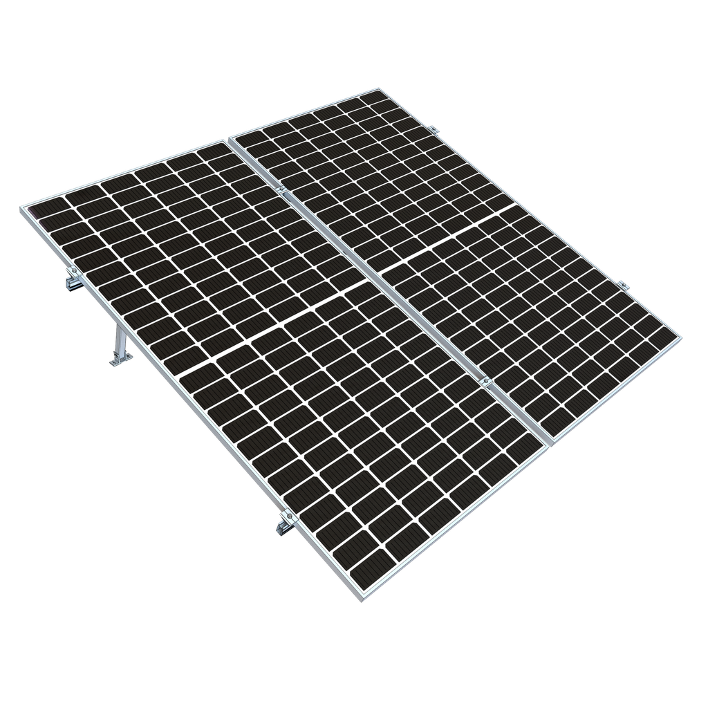 Kit Estructura Next Rail para 2 paneles (+500W) 10 a 20°