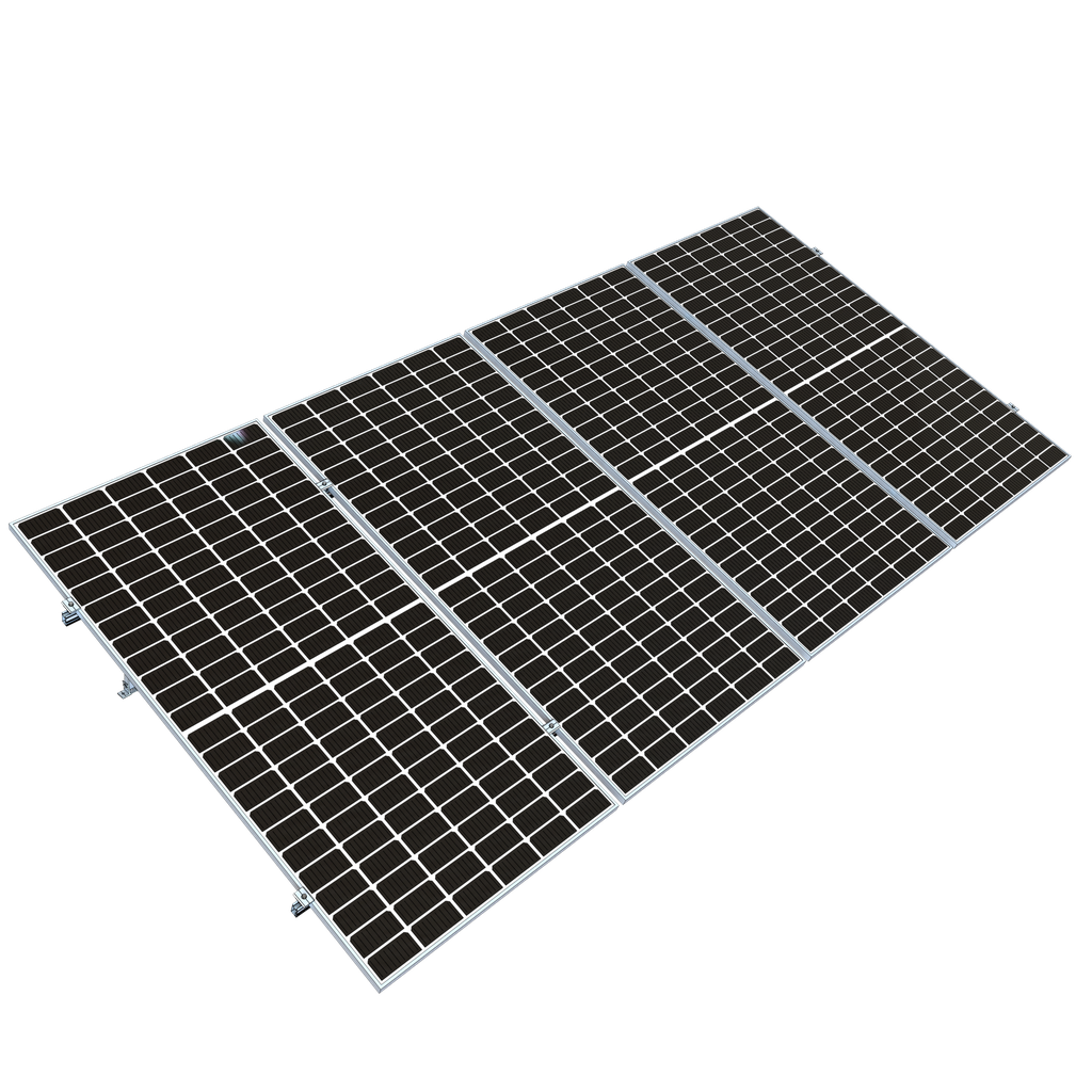 Kit Estructura Next Rail para 4 paneles (+500W) 10 a 20°