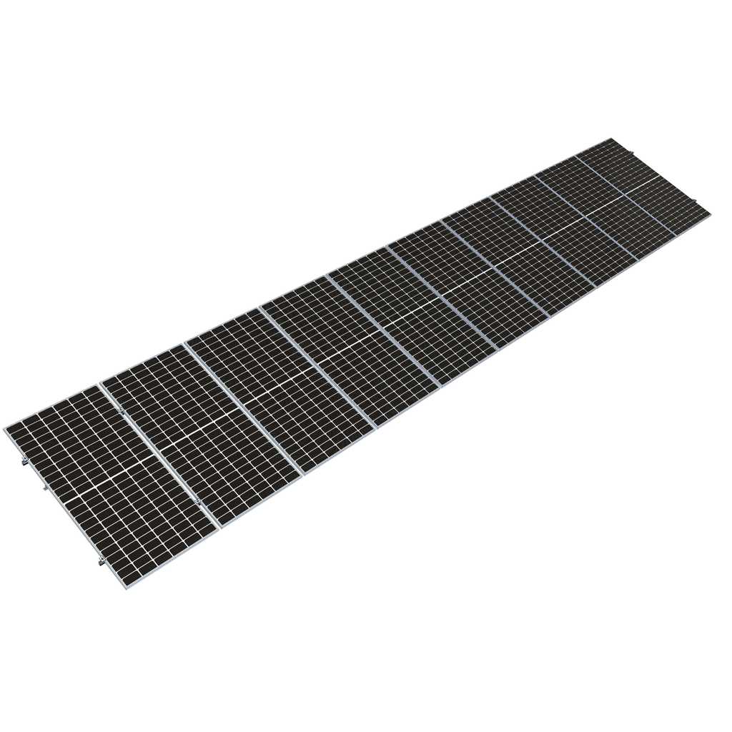 Kit Estructura Next Rail para 10 paneles (+500W) 10 a 20°
