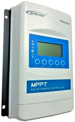 Controlador Carga Ep Solar p/Bateria de litio p/luminaria 20A 50V