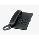 TELÉFONO ANALÓGICO PANASONIC KX-TS550MEB, ANALÓGICA, ESCRITORIO/PARED, NEGRO