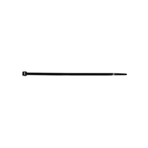 Cincho de nylon color negro, 4.8 x 200mm (100pzs)