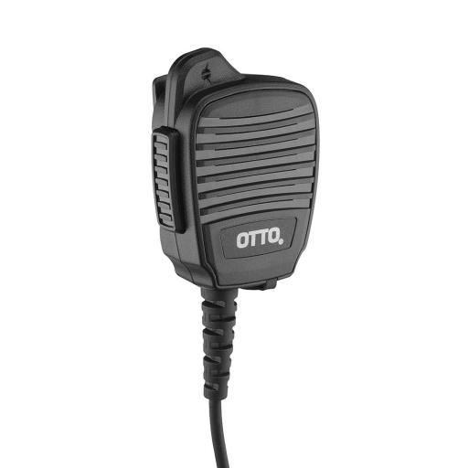 [OTTO_E2RE2KB5111] Otto Micrófono-Bocina con Cancelación de Ruido, cumple MIL-STD-810, KENWOOD NX-200/300/410/5000, TK-480/2180/3180