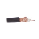 Viakon ( Precio por metro ) Cable RG59, conductor central de alambre de cobre calibre 20, blindado de malla trenzada de cobre 80%, aislante de polietileno sólido. Hasta agotar existencias