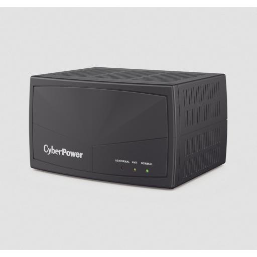 CyberPower Regulador De Voltaje de 1500VA/750W, Entrada NEMA 5-15P, Con 8 Salidas NEMA 5-15R y Supresión de Picos a 245 Joules