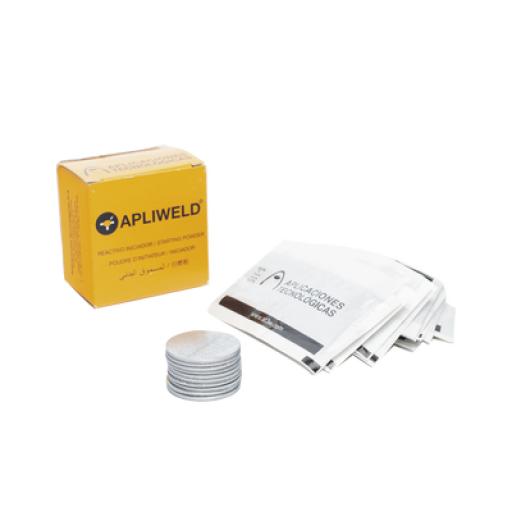 Aplicaciones Tecnológicas Compuesto Iniciador de Soldadura Exotérmica. Proceso Manual con Chispero. 10 pzas.