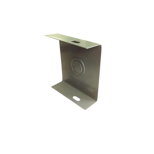 CHAROFIL Placa cierre 100 x 100 mm, fabricado en lámina de acero al carbón