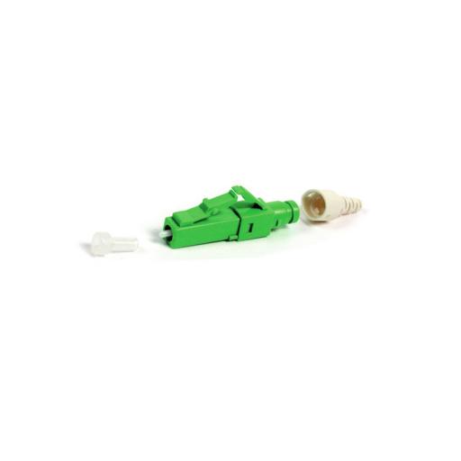 Siemon Conector de Fibra Óptica pre-pulido LightBow LC/APC Simplex, Monomodo OS1/OS2, re-terminable, Color Verde