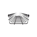 CHAROFIL Charola versión light MallaFils 54/100 mm, con acabado Electro Zinc, tramo 3 m