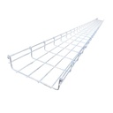 CHAROFIL Charola versión light MallaFils 54/200 mm, con acabado Electro Zinc, tramo 3 m