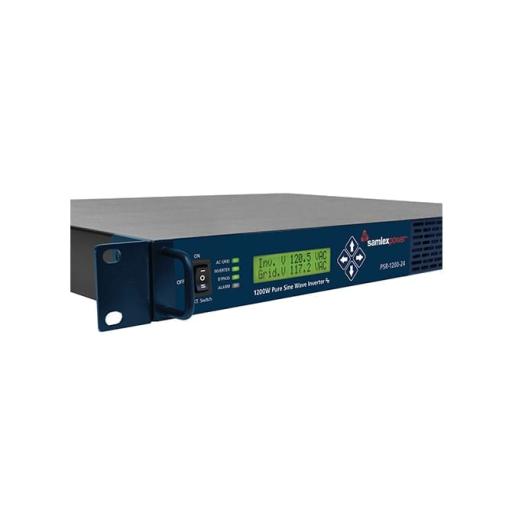 [SAMLEX_PSR-1200-24] Samlex Inversor de corriente Onda Pura Montaje en rack 1U 1200W, 24 Vcc- 120 VCA, 50/60 Hz