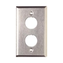 Siemon Placa de Pared Reforzada, de Acero Inoxidable, Para Uso Industrial, de 2 Puertos