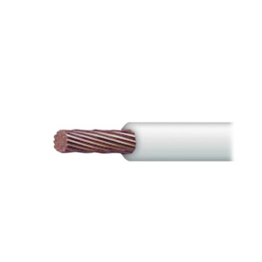 [INDIANA_SLY-296-WHT/100] Indiana Cable Eléctrico 8 awg  color blanco,Conductor de cobre suave cableado. Aislamiento de PVC, autoextinguible. BOBINA 100 MTS