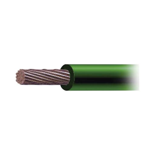 [INDIANA_SLY-287-GRN/500] Indiana Cable de Cobre Recubierto THW-LS Calibre 4 AWG 19 Hilos Color Verde (500 Metros)