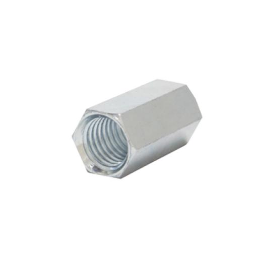 ANCLO Cople hexagonal roscado cuerda maquina galvanizado de  12.7 mm (1/2").