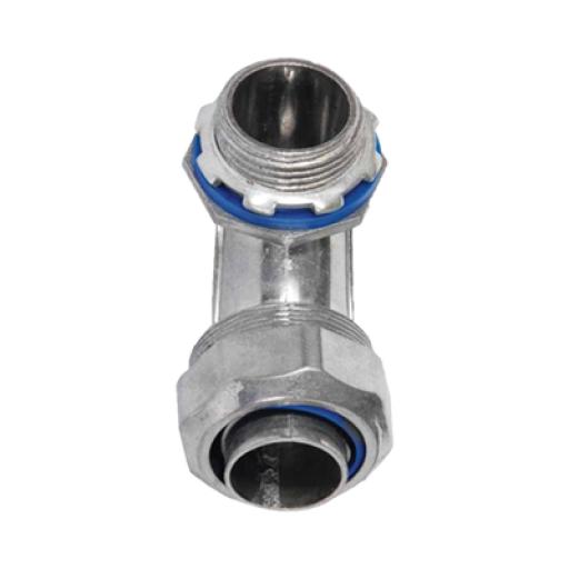 ANCLO Conector Curvo para tubo tipo Liquidtight 1" (25 mm). Compatible con ANC-COT-100.
