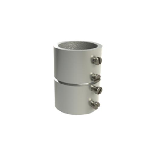 Catusa Cople 1 1/2" (38mm) con tornillo pared delgada galvanizado etiqueta verde