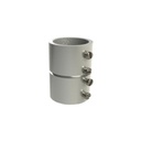 Catusa Cople 1 1/2" (38mm) con tornillo pared delgada galvanizado etiqueta verde