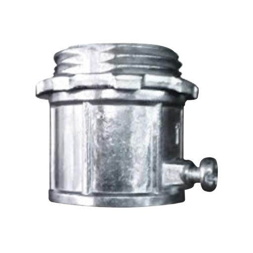 Catusa Conector 2" (52mm) pared delgada con tornillo galvanizado etiqueta verde