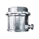 Catusa Conector 2" (52mm) pared delgada con tornillo galvanizado etiqueta verde