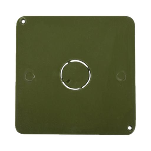 CRESCO Tapa para caja cuadrada de 3/4"  para instalaciones con tubería PVC Conduit pesado