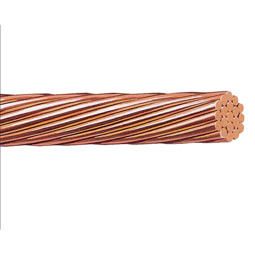 [VIAKON_A084] Viakon Cable de Cobre Desnudo Semiduro 7 Hilos, Cal. 2/0 AWG, Venta por Metro.