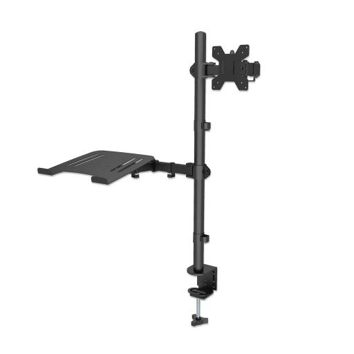 [MANHATTAN_462136] Soporte combinado de escritorio para laptop y monitor Manhattan.