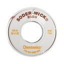 Syscom Rollo de Desoldar de 0.01 Lb, Malla Trenzada de 0.060" de Ancho por 7.5 m de Largo con Resina para Alta Absorción.