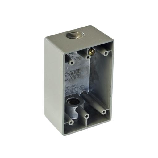 [RAWELT_RR-0470] RAWELT Caja Condulet FS de 1/2" ( 12.7 mm) con dos bocas a prueba de intemperie.