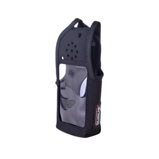 Bee Funda de Nylon, clip-cinto, capuchón con broches para botones y visor frontal-DTMF / IC-F3161, IC-F3261/ 3360.