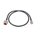 Epcom Jumper de 60 cm con cable RG-58U-SYS, conector BNC y N Macho
