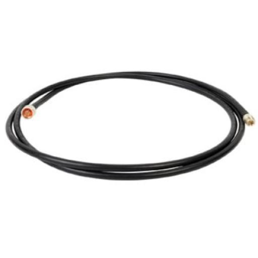 Epcom Jumper con Cable tipo RF400 con Conectores N Macho/ N Macho Hembra. 3 Metros.