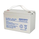 Epcom Batería 12V @ 100 Ah / AGM-VRLA / Uso Aplicacion de Respaldo /Terminales Tipo T12 ( HEX ) 