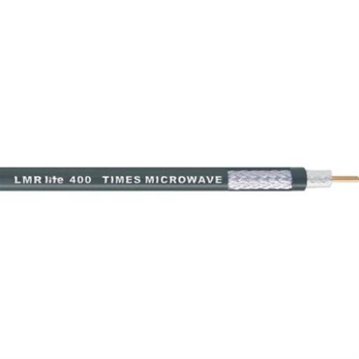 Times Microwave Systems Metro de Cable Coaxial RG-8 LMRLW400 de Baja pérdida, 50 Ohms