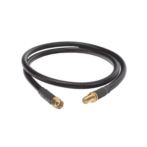 Epcom Cable LMR-240 de 60 cm con conectores SMA Macho Inverso y SMA Hembra Inverso.