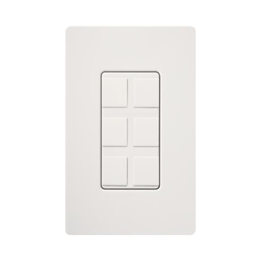 [LUTRON_SC6PFSW] Lutron Caja de pared para contactos varios, 6 mini espacios.
