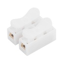 Epcom Conector tipo PUSH de 2 Contactos / Para una Conexión Rápida / Puentes de Cables