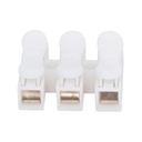 Epcom Conector tipo PUSH de 3 Contactos / Para una Conexión Rápida / Puentes de Cables