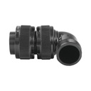 Epcom Conector Plug en Ángulo Recto de 4 Contactos Hembra Soldables para Radio de Locomotora.