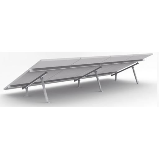 [EPCOM_EPLAM011X4XL] Epcom Montaje para Panel Solar, Riel de 4400mm para Módulos con Espesor de 40mm, Velocidad de Viento Máx. 162km/h