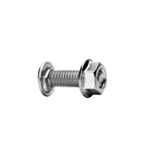 CHAROFIL Tornillo + tuerca milimétrico, con acabado Electro Zinc