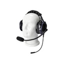 TX PRO Auriculares de diadema de uso rudo sobre la cabeza para radios GP300/P1225/PRO3150/MAG ONE/EP450/DEP450