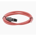 Epcom Cable Fotovoltaico, 1 m, Rojo, Calibre 10 AWG con Terminal MC4-M en un extremo